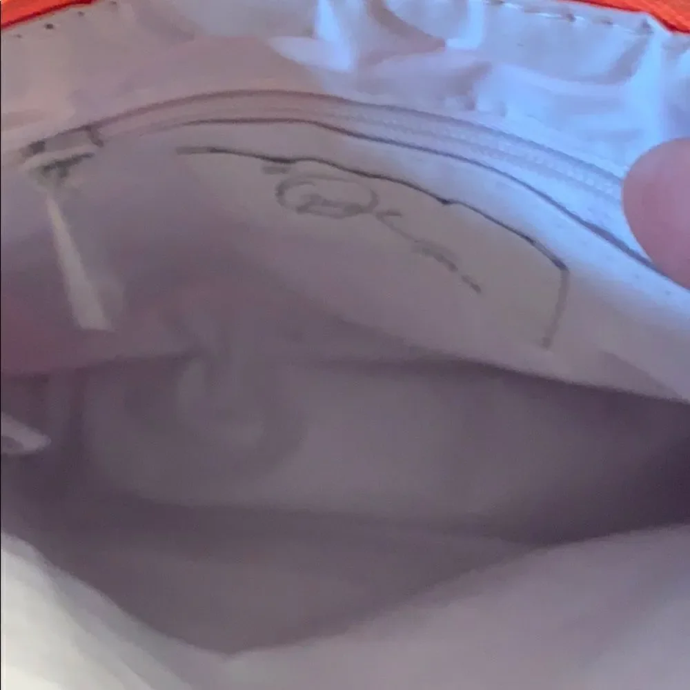 Never used Rare Oprah Orange O Logo Cosmetic bag.